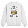 Sweat Gris Chiné L'Italie c'est la vie