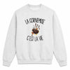 Sweat Gris Chiné La cornemuse c'est la vie