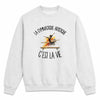 Sweat Gris Chiné La gymnastique artistique c'est la vie