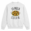 Sweat Gris Chiné La paella c'est la vie