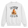 Sweat Gris Chiné La poterie c'est la vie