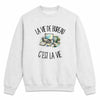 Sweat Gris Chiné La vie de bureau c'est la vie