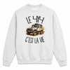 Sweat Gris Chiné Le 4x4 c'est la vie