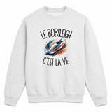 Sweat Gris Chiné Le bobsleigh c'est la vie