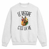 Sweat Gris Chiné Le reggae c'est la vie