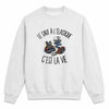 Sweat Gris Chiné Le saut à l'élastique c'est la vie