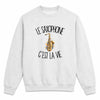 Sweat Gris Chiné Le saxophone c'est la vie