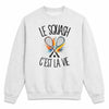 Sweat Gris Chiné Le squash c'est la vie