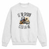Sweat Gris Chiné Le tir sportif c'est la vie
