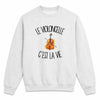 Sweat Gris Chiné Le violoncelle c'est la vie
