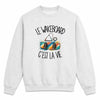 Sweat Gris Chiné Le wakeboard c'est la vie
