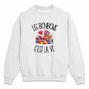 Sweat Gris Chiné Les bonbons c'est la vie