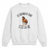 Sweat Gris Chiné Les chevaux de trait c'est la vie