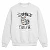 Sweat Gris Chiné Les chinchillas c'est la vie