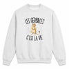 Sweat Gris Chiné Les gerbilles c'est la vie