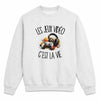 Sweat Gris Chiné Les jeux vidéo c'est la vie