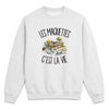 Sweat Gris Chiné Les maquettes c'est la vie