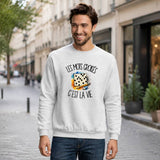 Sweat Gris Chiné Les mots croisés c'est la vie