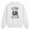 Sweat Gris Chiné Les séries c'est la vie