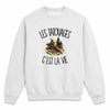 Sweat Gris Chiné Les tatouages c'est la vie