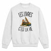 Sweat Gris Chiné Les livres c'est la vie