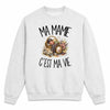 Sweat Gris Chiné Ma mamie c'est ma vie