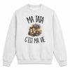 Sweat Gris Chiné Ma tata c'est ma vie