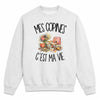 Sweat Gris Chiné Mes copines c'est ma vie