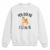 Sweat Gris Chiné Mon Akita Inu c'est ma vie