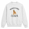 Sweat Gris Chiné Mon Berger des Pyrénées c'est ma vie