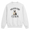 Sweat Gris Chiné Mon Boston Terrier c'est ma vie