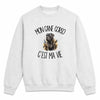 Sweat Gris Chiné Mon Cane Corso c'est ma vie
