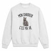 Sweat Gris Chiné Mon Chartreux c'est ma vie