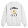 Sweat Gris Chiné Mon Chihuahua c'est ma vie
