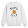 Sweat Gris Chiné Mon Cocker c'est ma vie