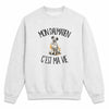 Sweat Gris Chiné Mon Dalmatien c'est ma vie