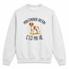 Sweat Gris Chiné Mon Épagneul Breton c'est ma vie