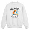 Sweat Gris Chiné Mon Jack Russell c'est ma vie