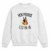 Sweat Gris Chiné Mon Malinois c'est ma vie