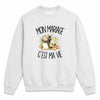 Sweat Gris Chiné Mon mariage c'est ma vie