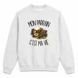Sweat Gris Chiné Mon parrain c'est ma vie