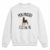Sweat Gris Chiné Mon Pinscher c'est ma vie