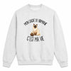 Sweat Gris Chiné Mon Sacré de Birmanie c'est ma vie