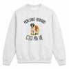 Sweat Gris Chiné Mon Saint-Bernard c'est ma vie