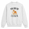 Sweat Gris Chiné Mon Shiba Inu c'est ma vie