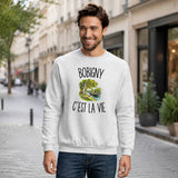 Sweat Gris Chiné Bobigny c’est la vie