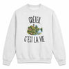 Sweat Gris Chiné Créteil c’est la vie