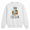 Sweat Gris Chiné Cuba c’est la vie
