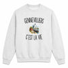 Sweat Gris Chiné Gennevilliers c’est la vie