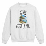 Sweat Gris Chiné Istres c’est la vie